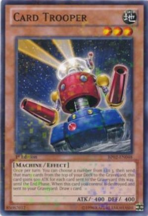 Card Trooper (Mosaic Rare) (BP02-EN048) - Battle Pack 2: War of the Giants Unlimited
