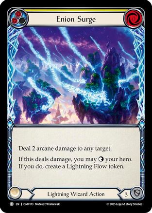 Enion Surge (Yellow) (OMN113) - Omens of the Third Age