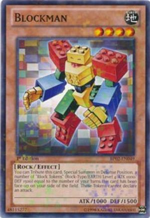 Blockman (Mosaic Rare) (BP02-EN049) - Battle Pack 2: War of the Giants Unlimited