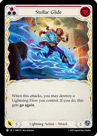 Stellar Glide (Red) (OMN175) - Omens of the Third Age Rainbow Foil
