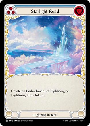 Starlight Road (Blue) (OMN189) - Omens of the Third Age Rainbow Foil