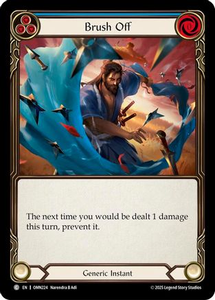 Brush Off (Blue) (OMN224) - Omens of the Third Age
