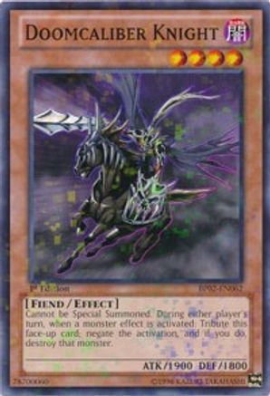 Doomcaliber Knight (Mosaic Rare) (BP02-EN062) - Battle Pack 2: War of the Giants 1st Edition