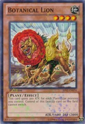 Botanical Lion (Mosaic Rare) (BP02-EN074) - Battle Pack 2: War of the Giants Unlimited