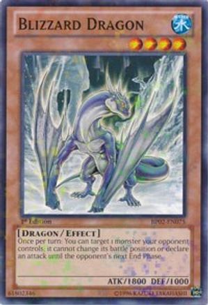 Blizzard Dragon (Mosaic Rare) (BP02-EN075) - Battle Pack 2: War of the Giants 1st Edition