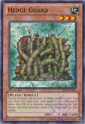 Hedge Guard (Mosaic Rare) (BP02-EN081) - Battle Pack 2: War of the Giants 1st Edition