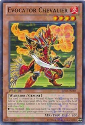 Evocator Chevalier (Mosaic Rare) (BP02-EN085) - Battle Pack 2: War of the Giants 1st Edition