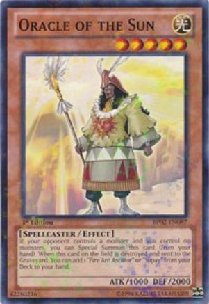 Oracle of the Sun (Mosaic Rare) (BP02-EN087) - Battle Pack 2: War of the Giants 1st Edition