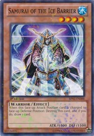 Samurai of the Ice Barrier (Mosaic Rare) (BP02-EN088) - Battle Pack 2: War of the Giants 1st Edition
