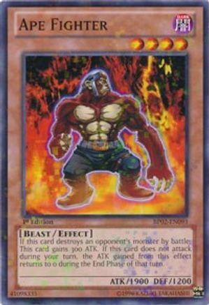 Ape Fighter (Mosaic Rare) (BP02-EN093) - Battle Pack 2: War of the Giants 1st Edition