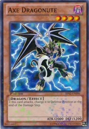 Axe Dragonute (Mosaic Rare) (BP02-EN096) - Battle Pack 2: War of the Giants 1st Edition