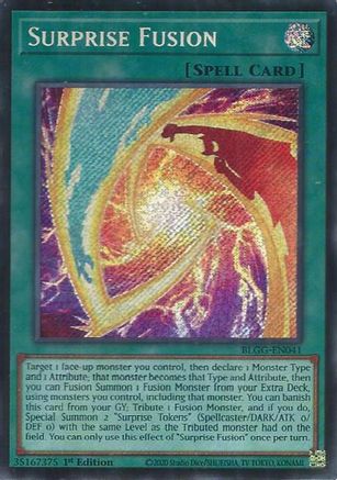 Surprise Fusion (BLGG-EN041) - Battles of Legend: Glorious Gallery 1st Edition