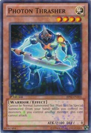 Photon Thrasher (Mosaic Rare) (BP02-EN103) - Battle Pack 2: War of the Giants Unlimited