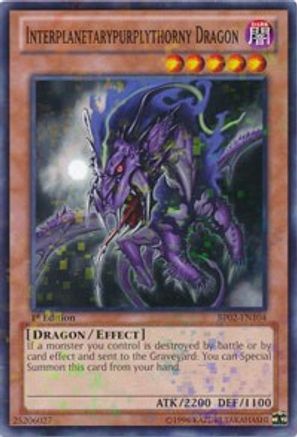 Interplanetarypurplythorny Dragon (Mosaic Rare) (BP02-EN104) - Battle Pack 2: War of the Giants Unlimited