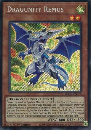 Dragunity Remus (BLGG-EN076) - Battles of Legend: Glorious Gallery 1st Edition