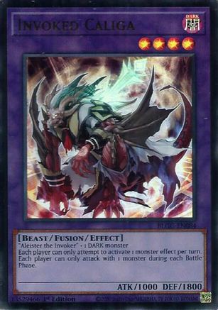 Invoked Caliga (BLGG-EN084) - Battles of Legend: Glorious Gallery 1st Edition