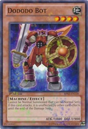 Dododo Bot (Mosaic Rare) (BP02-EN118) - Battle Pack 2: War of the Giants Unlimited