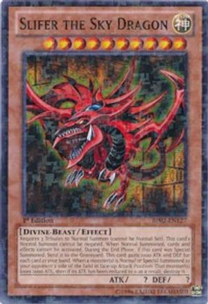 Slifer the Sky Dragon (Mosaic Rare) (BP02-EN127) - Battle Pack 2: War of the Giants 1st Edition