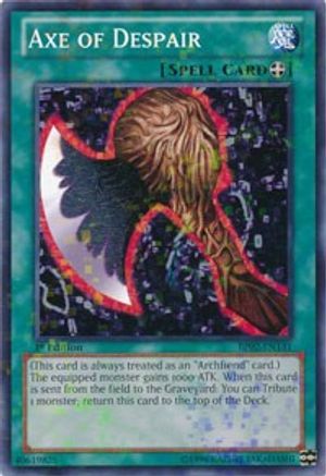 Axe of Despair (Mosaic Rare) (BP02-EN131) - Battle Pack 2: War of the Giants 1st Edition