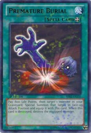 Premature Burial (Mosaic Rare) (BP02-EN135) - Battle Pack 2: War of the Giants Unlimited