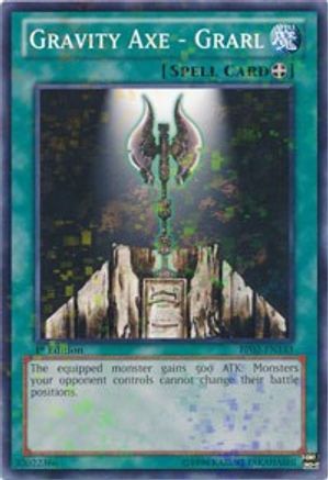 Gravity Axe - Grarl (Mosaic Rare) (BP02-EN143) - Battle Pack 2: War of the Giants 1st Edition