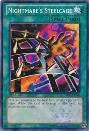 Nightmare's Steelcage (Mosaic Rare) (BP02-EN148) - Battle Pack 2: War of the Giants 1st Edition