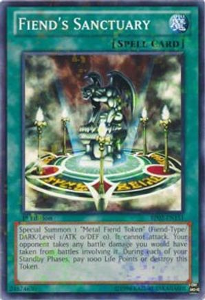 Fiend's Sanctuary (Mosaic Rare) (BP02-EN151) - Battle Pack 2: War of the Giants 1st Edition
