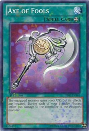 Axe of Fools (Mosaic Rare) (BP02-EN161) - Battle Pack 2: War of the Giants Unlimited