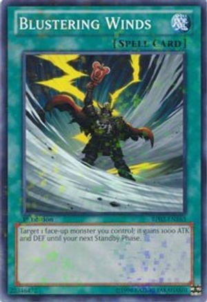Blustering Winds (Mosaic Rare) (BP02-EN163) - Battle Pack 2: War of the Giants Unlimited