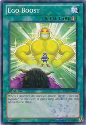 Ego Boost (Mosaic Rare) (BP02-EN164) - Battle Pack 2: War of the Giants Unlimited