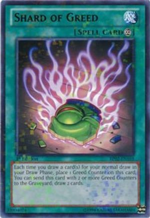 Shard of Greed (Mosaic Rare) (BP02-EN165) - Battle Pack 2: War of the Giants Unlimited