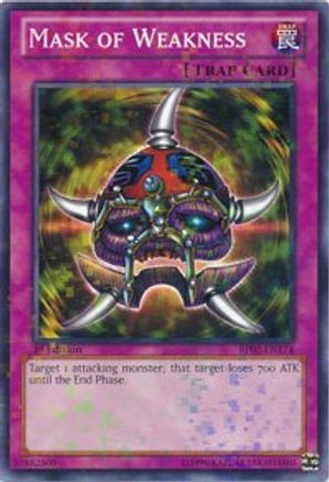 Mask of Weakness (Mosaic Rare) (BP02-EN174) - Battle Pack 2: War of the Giants Unlimited