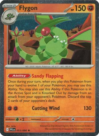 Flygon 053/094  - Holofoil Blister Exclusives - Rare