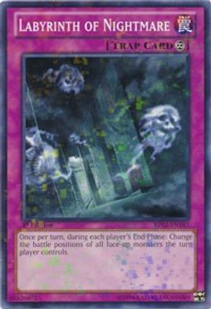 Labyrinth of Nightmare (Mosaic Rare) (BP02-EN183) - Battle Pack 2: War of the Giants 1st Edition