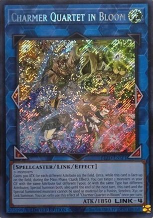 Charmer Quartet in Bloom (Secret Rare) (BLZD-ENSP1) - Blazing Dominion Limited