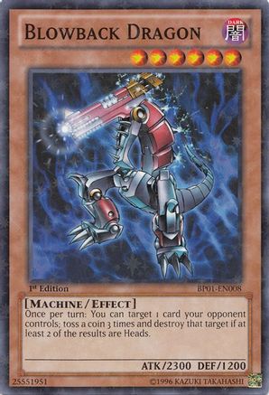 Blowback Dragon (Starfoil) (BP01-EN008) - Battle Pack: Epic Dawn Unlimited