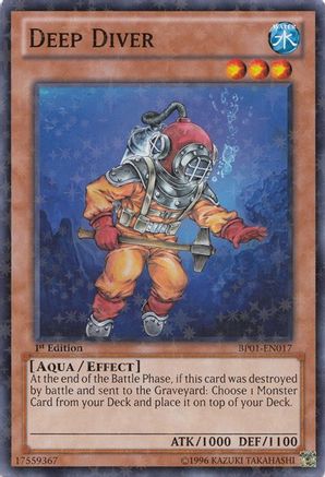 Deep Diver (Starfoil) (BP01-EN017) - Battle Pack: Epic Dawn Unlimited