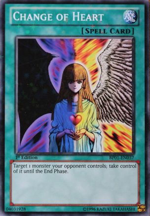 Change of Heart (Starfoil) (BP01-EN037) - Battle Pack: Epic Dawn 1st Edition