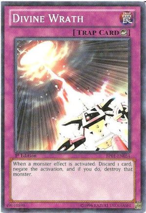 Divine Wrath (Starfoil) (BP01-EN054) - Battle Pack: Epic Dawn 1st Edition