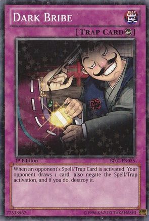 Dark Bribe (Starfoil) (BP01-EN055) - Battle Pack: Epic Dawn 1st Edition