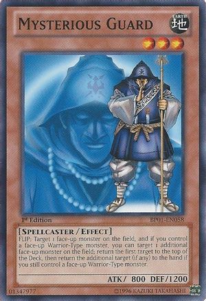 Mysterious Guard (Starfoil) (BP01-EN058) - Battle Pack: Epic Dawn Unlimited
