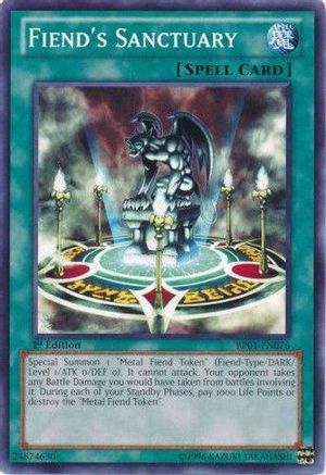 Fiend's Sanctuary (Starfoil) (BP01-EN076) - Battle Pack: Epic Dawn 1st Edition