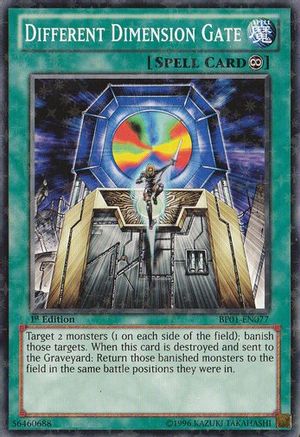 Different Dimension Gate (Starfoil) (BP01-EN077) - Battle Pack: Epic Dawn Unlimited