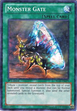Monster Gate (Starfoil) (BP01-EN079) - Battle Pack: Epic Dawn Unlimited