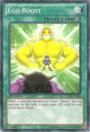Ego Boost (Starfoil) (BP01-EN086) - Battle Pack: Epic Dawn 1st Edition