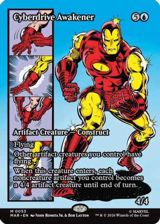 Cyberdrive Awakener (Borderless) (MAR-053) - Marvel Universe Eternal-Legal Foil