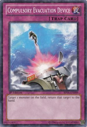 Compulsory Evacuation Device (Starfoil) (BP01-EN099) - Battle Pack: Epic Dawn 1st Edition