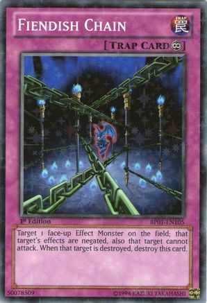 Fiendish Chain (Starfoil) (BP01-EN105) - Battle Pack: Epic Dawn Unlimited
