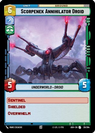 Scorpenek Annihilator Droid (29/264) - Ashes of the Empire