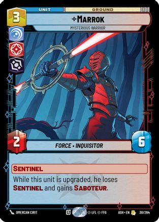 Marrok - Mysterious Warrior (30/264) - Ashes of the Empire